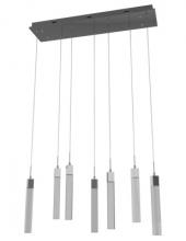 Avenue Lighting HF1900-7-GL-CH-C - The Original Glacier Avenue Collection Chrome 7 Light Pendant Fixture With Clear Crystal
