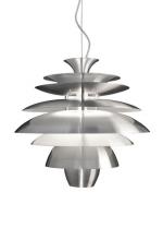 Kuzco Lighting Inc 42101MA - Single Lamp Pendant with Seven Tiered Discs
