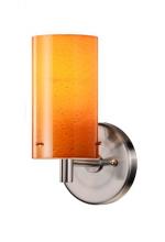 Kuzco Lighting Inc 601301ABN - Single Lamp Wall Sconce with Cylinder Glass