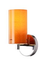 Kuzco Lighting Inc 601301ACH - Single Lamp Wall Sconce with Cylinder Glass