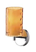 Kuzco Lighting Inc 617011ACH - Single Lamp Wall Sconce with Rippled Glass