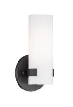 Kuzco Lighting Inc 688011BZ - Single Lamp Wall Sconce with Cylinder Glass