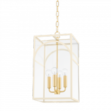 Mitzi by Hudson Valley Lighting H642704S-AGB/TCR - Addison Pendant