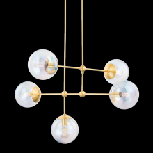 Mitzi by Hudson Valley Lighting H726805-AGB - OPHELIA Chandelier