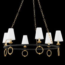 Mitzi by Hudson Valley Lighting H757806-AGB/TBK - HAVERFORD Chandelier
