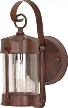 Nuvo 60/634 - 1 Light 11&#34; - Piper Lantern with Clear Seeded Glass - Old Bronze Finish