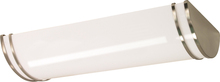 Nuvo 62/1039 - Glamour LED - 25&#34; - Linear Flush with White Acrylic Lens - Brushed Nickel Finish