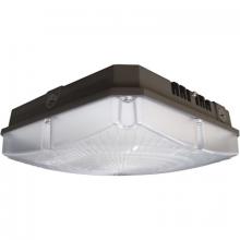 Nuvo 65/140 - LED Canopy Light - 40W - 4000K - Bronze Finish - 120-277V