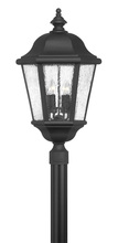 Hinkley 1677BK-LL - Hinkley Lighting Edgewater Series 1677BK-LL Exterior Post Lantern (Incandescent or LED)
