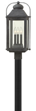 Hinkley 1851DZ - Hinkley Lighting Anchorage Series 1851DZ Exterior Post Lantern (Incandescent or LED)