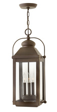 Hinkley 1852LZ-LL - Hinkley Lighting Anchorage Series 1852LZ-LL Exterior Hanging Lantern (Incandescent or LED)
