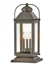 Hinkley 1857LZ - Hinkley Lighting Anchorage Series 1857LZ Exterior Column-Mount (Incandescent or LED)