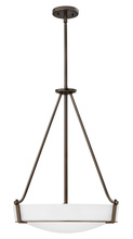 Hinkley 3222OB-WH - Hinkley Lighting Hathaway Series 3222OB-WH Bowl Pendant (Incandescent or LED)