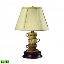 ELK Home 93-10013-LED - Accent Lamp 12.8&#39;&#39; High 1-Light Table Lamp - Multicolor - Includes LED Bulb
