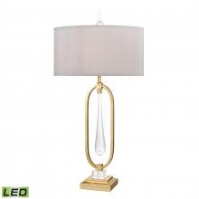 ELK Home D3638-LED - Spring Loaded 36&#39;&#39; High 1-Light Table Lamp - Gold Leaf - Includes LED Bulb