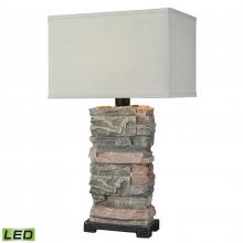 ELK Home D3975-LED - Terra Firma 30&#39;&#39; High 1-Light Outdoor Table Lamp - Stone - Includes LED Bulb
