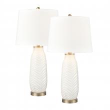 ELK Home S0019-8034/S2 - Bynum 29&#39;&#39; High 1-Light Table Lamp - Set of 2 White