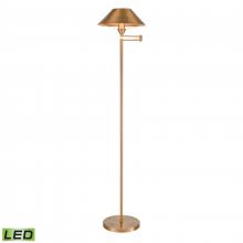ELK Home S0019-9604-LED - Arcadia 63&#39;&#39; High 1-Light Floor Lamp - Aged Brass - Includes LED Bulb